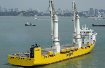 Huisman successfully upgrades cranes Biglift’s Happy Star to 1,100mt