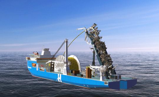 1000mt Rigid-lay pijplegschip