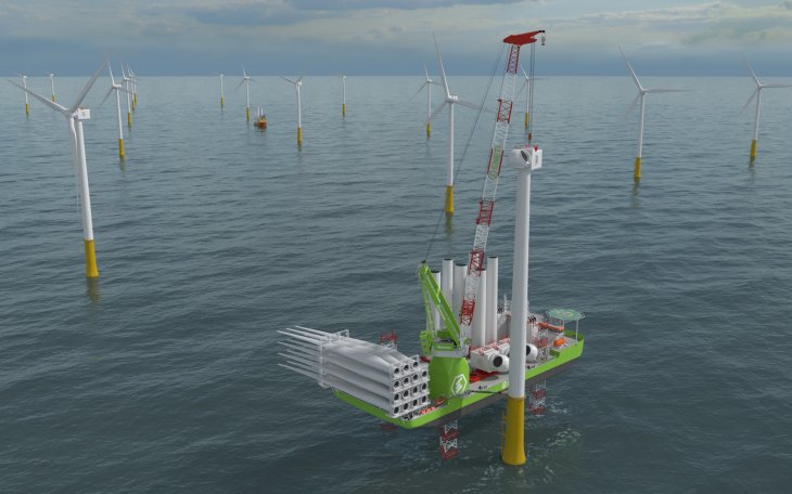 Huisman contracted by DSME to deliver 2,600mt Leg Encircling Crane for Eneti’s new wind turbine installation vessel