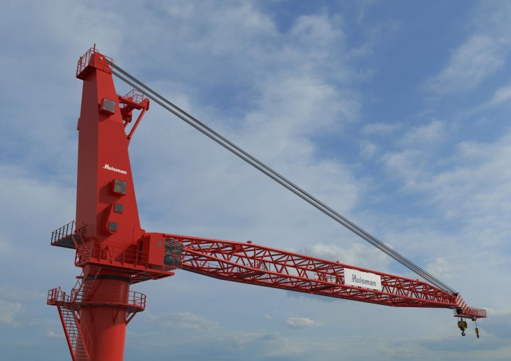 Huisman secures contract for 100mt Pedestal Mounted Crane delivery to Eastern Navigation