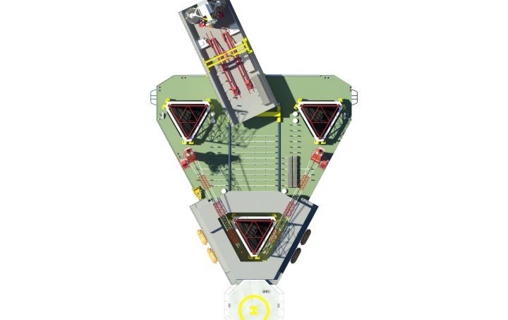 Rotating Cantilever Drilling Equipment Unit