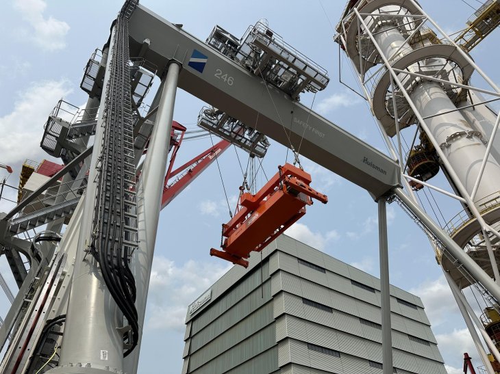 Huisman joins PEMA after its successful expansion in port logistics market