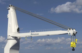 Huisman introduces new Heavy Lift Pedestal Crane with order for Jumbo Maritime vessels