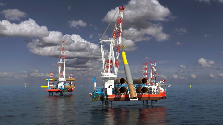 Huisman to deliver Leg Encircling Cranes for Cadeler’s new T-class vessels